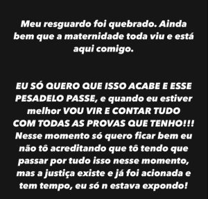Cantora aciona PM contra pai de recém-nascida e denuncia agressão dentro de maternidade 2 475ec12f 93f2 4083 aace b5acb0b9efbb