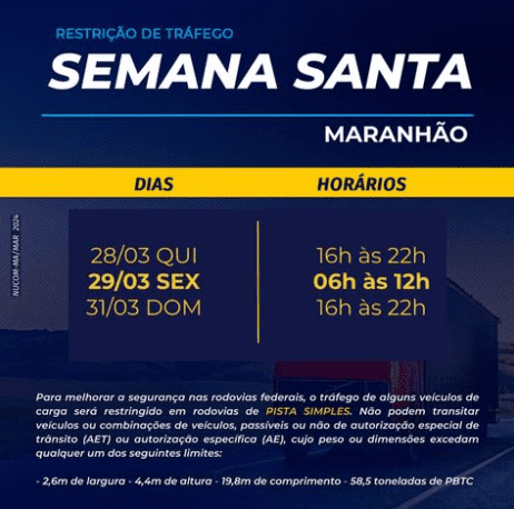 PRF começa Operação Semana Santa 2024 no Maranhão nesta quinta-feira 2 Captura de tela 2024 03 25 154801