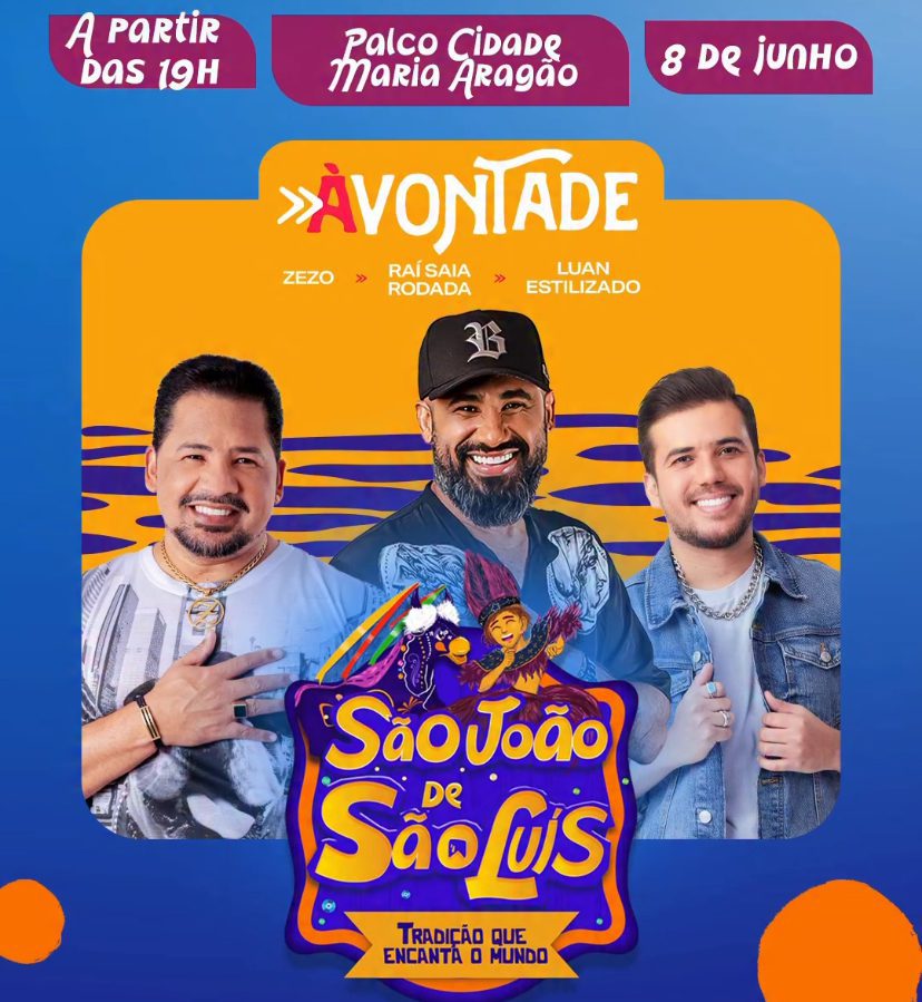 Prefeitura anuncia atrações nacionais de festa junina em São Luís 11 IMG 5077