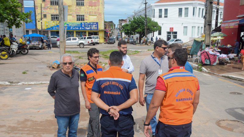 Defesa Civil Nacional e Governo do Estado fazem visita técnica em áreas de alagamento em São Luís