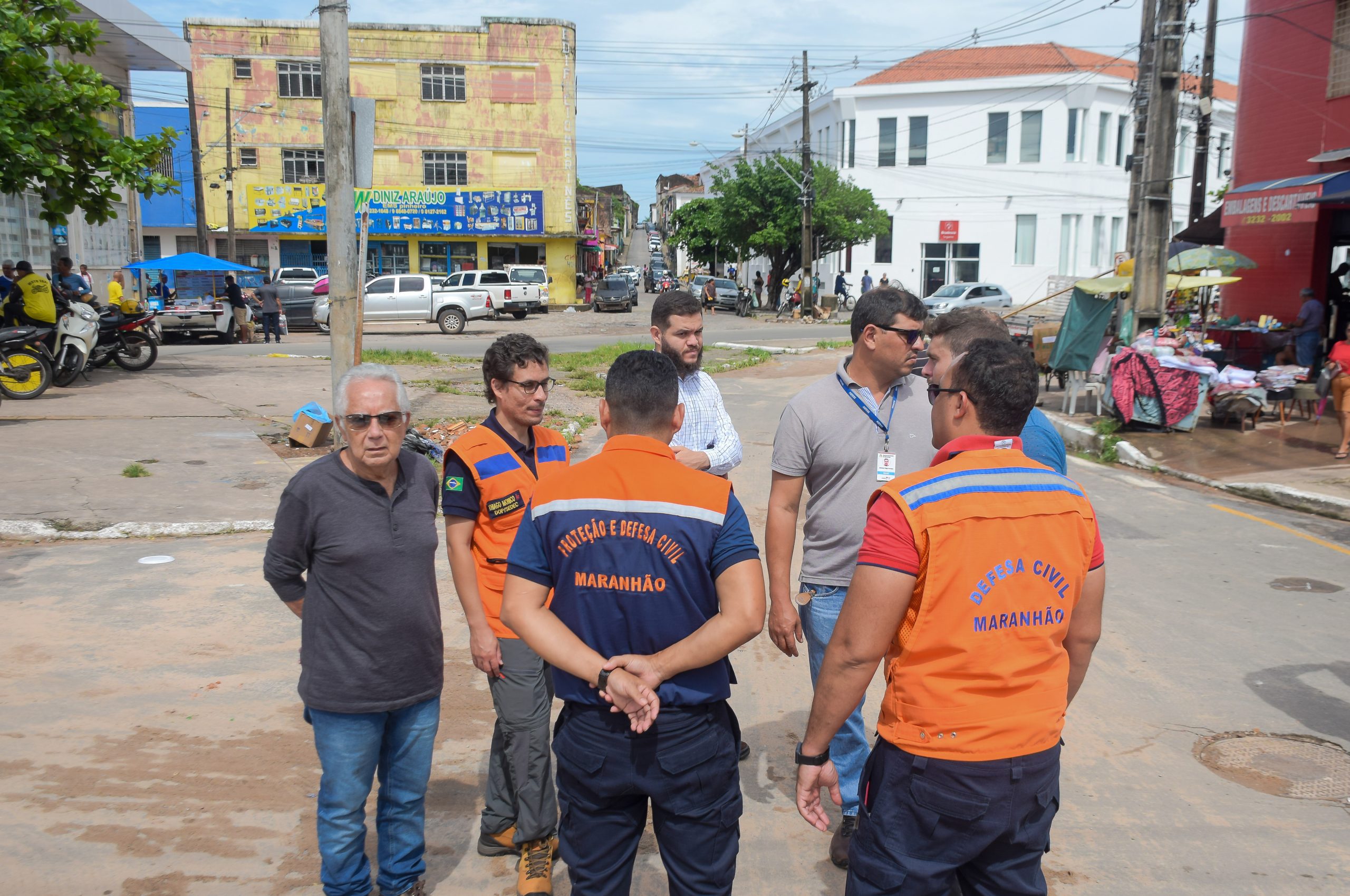 Defesa Civil Nacional e Governo do Estado fazem visita técnica em áreas de alagamento em São Luís