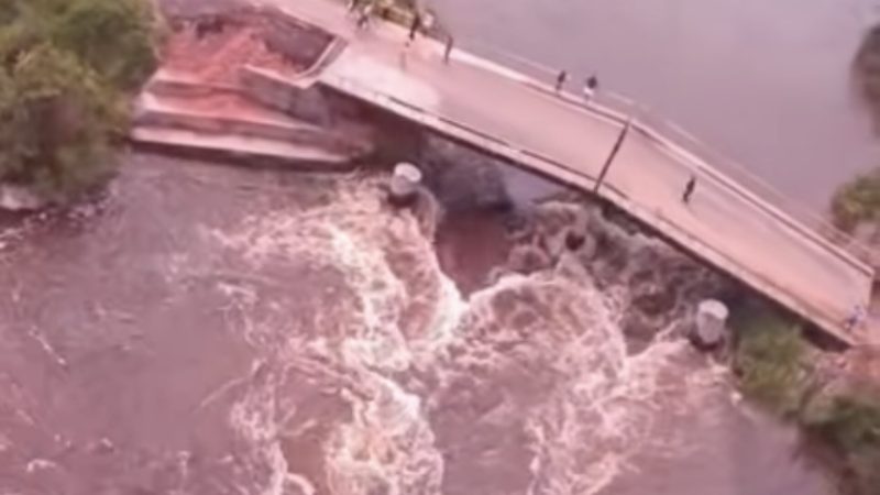 Ponte de acesso a Cajari é interditada pelo Corpo de Bombeiros do Maranhão