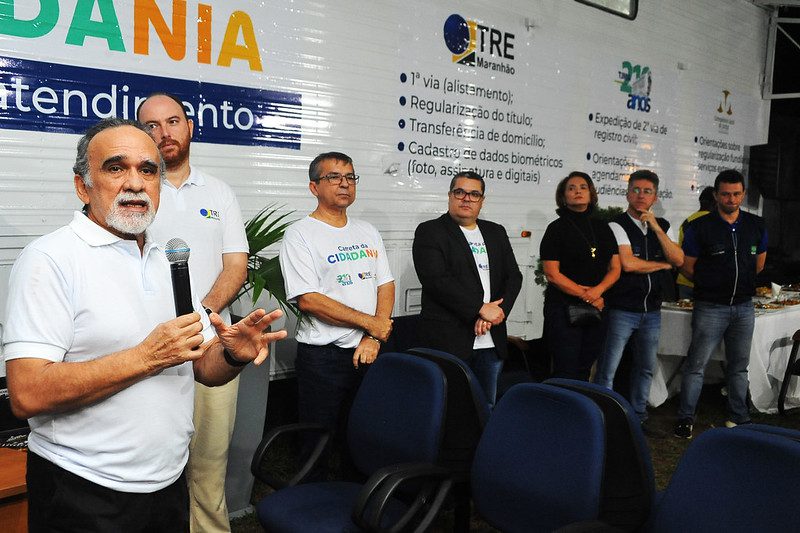 TJMA, CGJ e TRE inauguram Carreta da Cidadania na Expoema