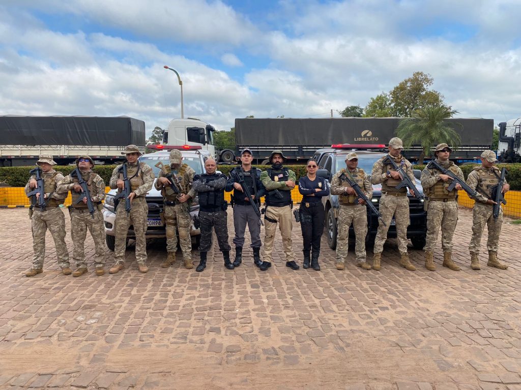 Forças de segurança fazem mega operação contra o tráfico de drogas em Grajaú