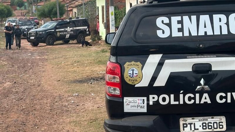 Polícia Civil do Maranhão prende 11 suspeitos durante megaoperação de combate a organizações criminosas, em Santa Quitéria