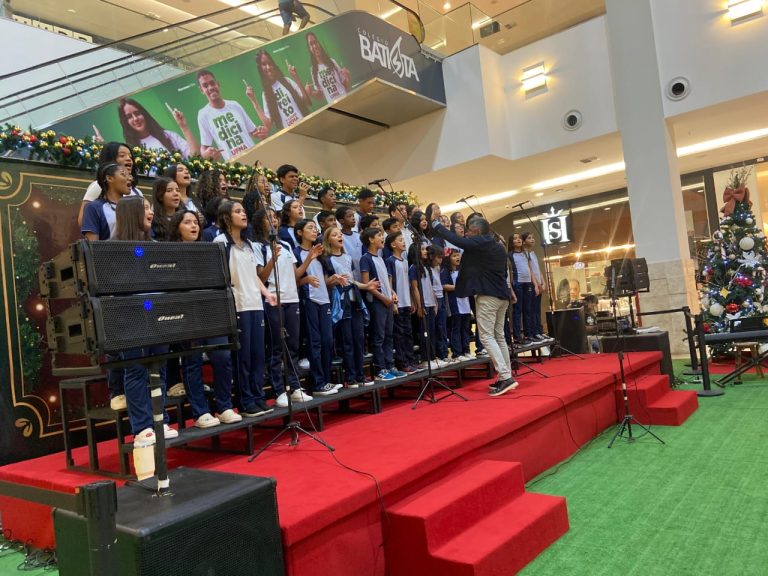 FOTO 1. Golden Shopping Calhau, nesta semana, promove várias cantatas natalinas