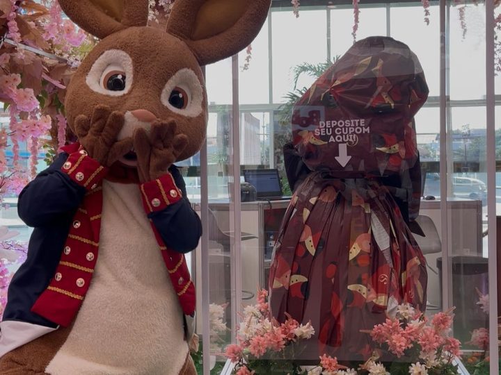 Golden Shopping sorteia ovo de chocolate de 70 quilos e oferece programação especial para crianças