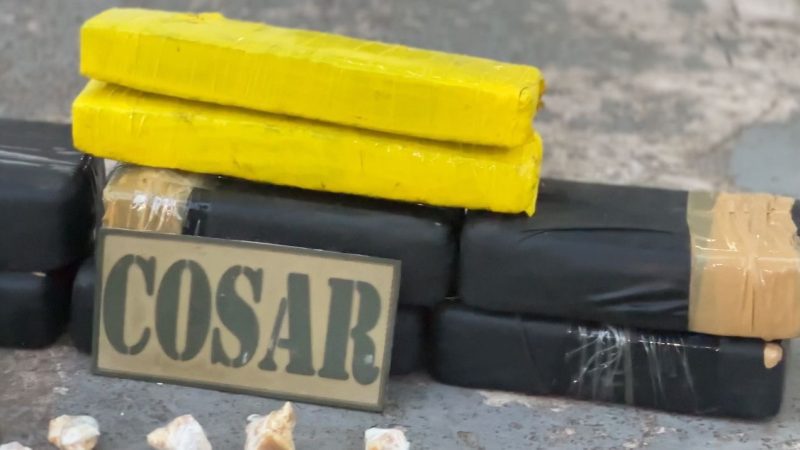 COSAR apreende mais de 30kg de entorpecentes e prende suspeito com arma em Bacabal