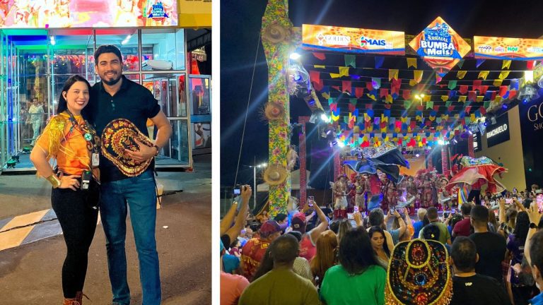 FOTO. Julianna Buzar e Anderson Galdino no Arraial Bumba Mais Golden Shopping Calhau