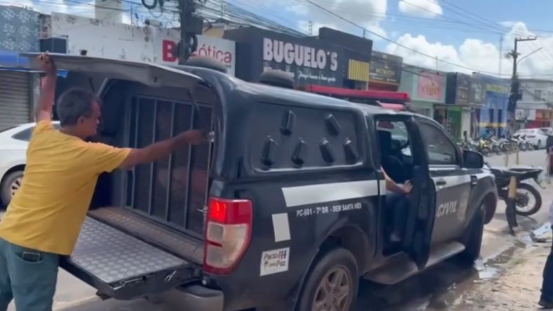 Preso suspeito de manter mulher em cárcere privado no município de Santa Inês