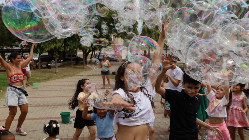 Festival de bolhas gigantes chega ao Cohatrac IV e Cohaserma neste fim de semana