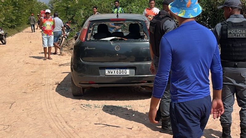 População reage contra suspeito de feminicídio em Paço do Lumiar