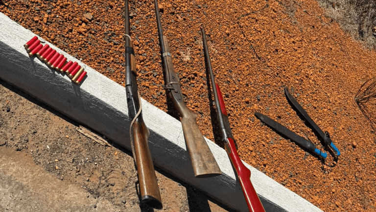 PRF apreende espingardas, munições e facões em fiscalização na BR-226, em Timon