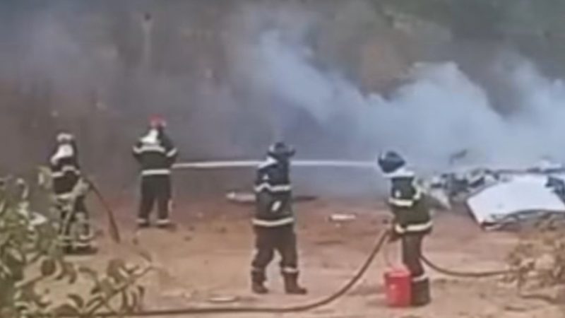 Avião usado por vereador em viagem para Barreirinhas cai e explode na volta para a capital